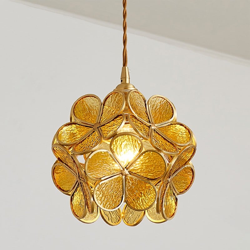 Floral Pendant Lamp for Elegant Home Decor | Stylish Lighting for Office