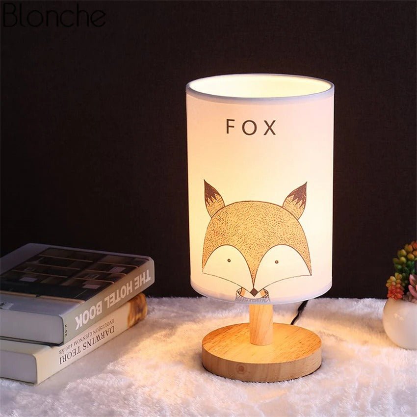Animal Table Lamp for Kids - Cute Night Light for Home Decor and Nursery