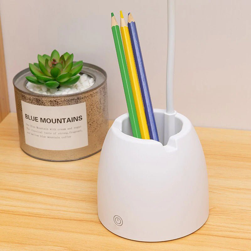 Children's Table Lamp with Phone Holder for Bedroom or Study Use