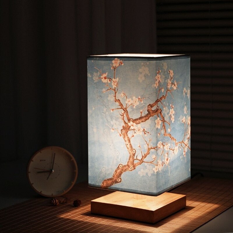 Japanese-Scandinavian Table Lamp for Home and Office - Stylish Design, Warm Light