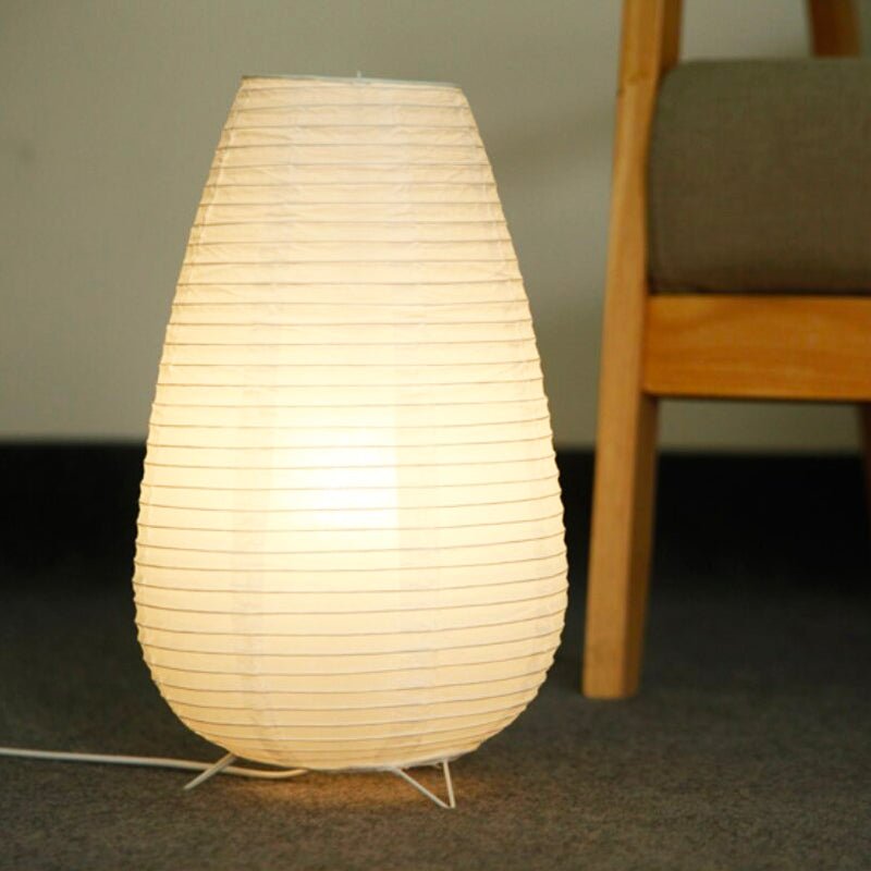 Japanese Paper Lantern Table Lamp for Home Decor and Ambient Lighting