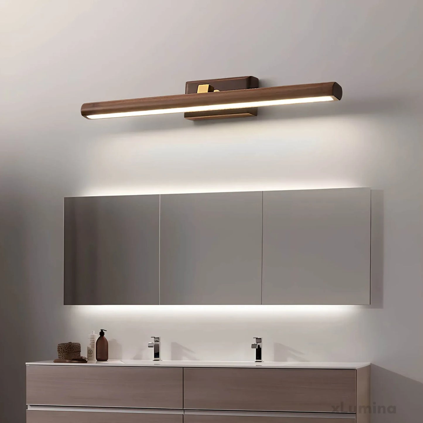 Wooden Wall Light Fixture - Elegant Home Decor for Living Room & Office