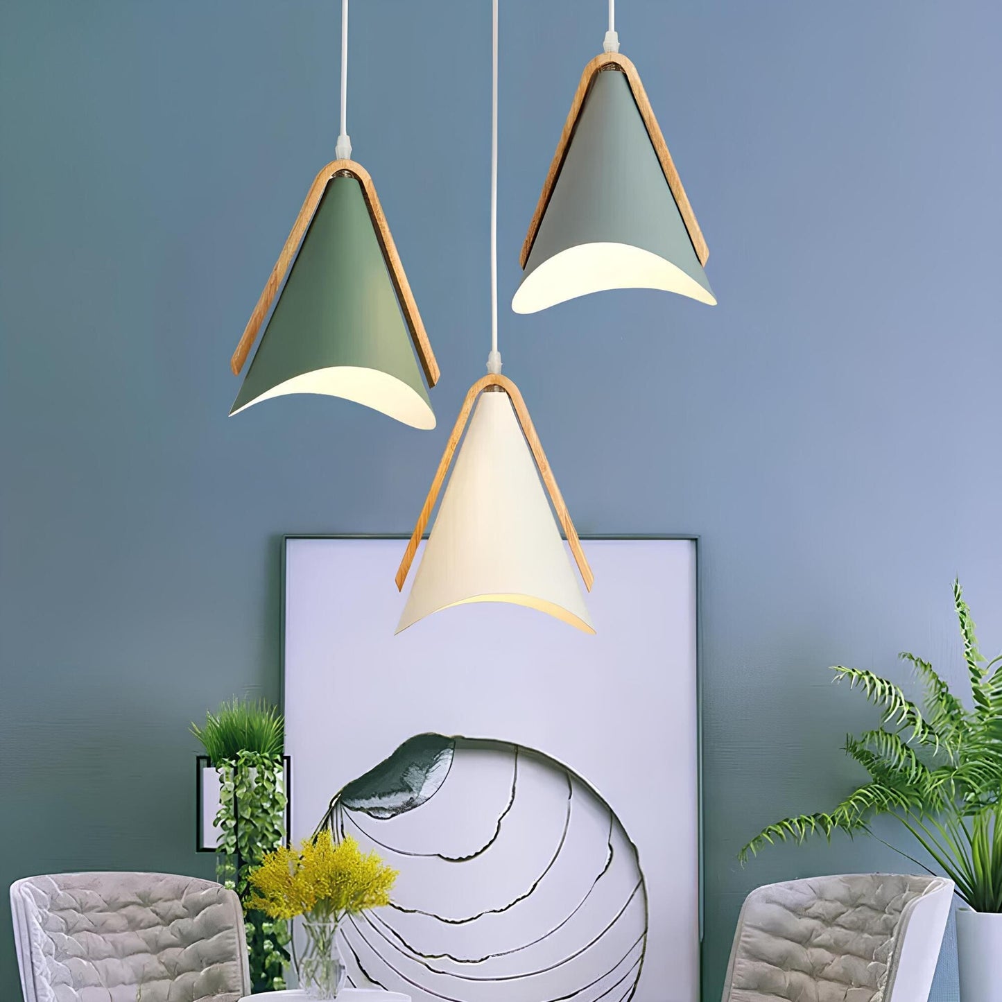Elegant Pendant Light with Glare-Free LED for Home and Office Decor