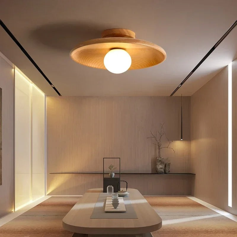 Wooden Ceiling Light Fixture - Stylish Home Lighting for Any Room