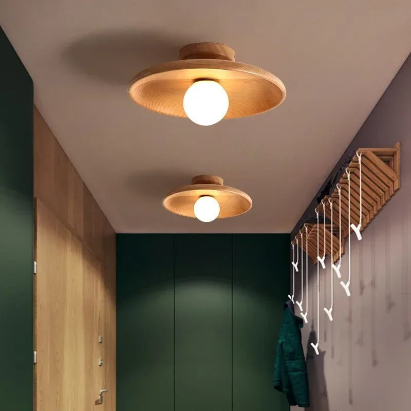 Wooden Ceiling Light Fixture - Stylish Home Lighting for Any Room