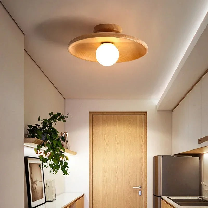Wooden Ceiling Light Fixture - Stylish Home Lighting for Any Room