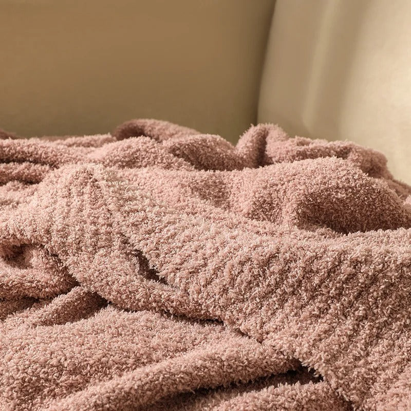 Plush Velvet Blanket for All-Season Comfort and Cozy Home Decor