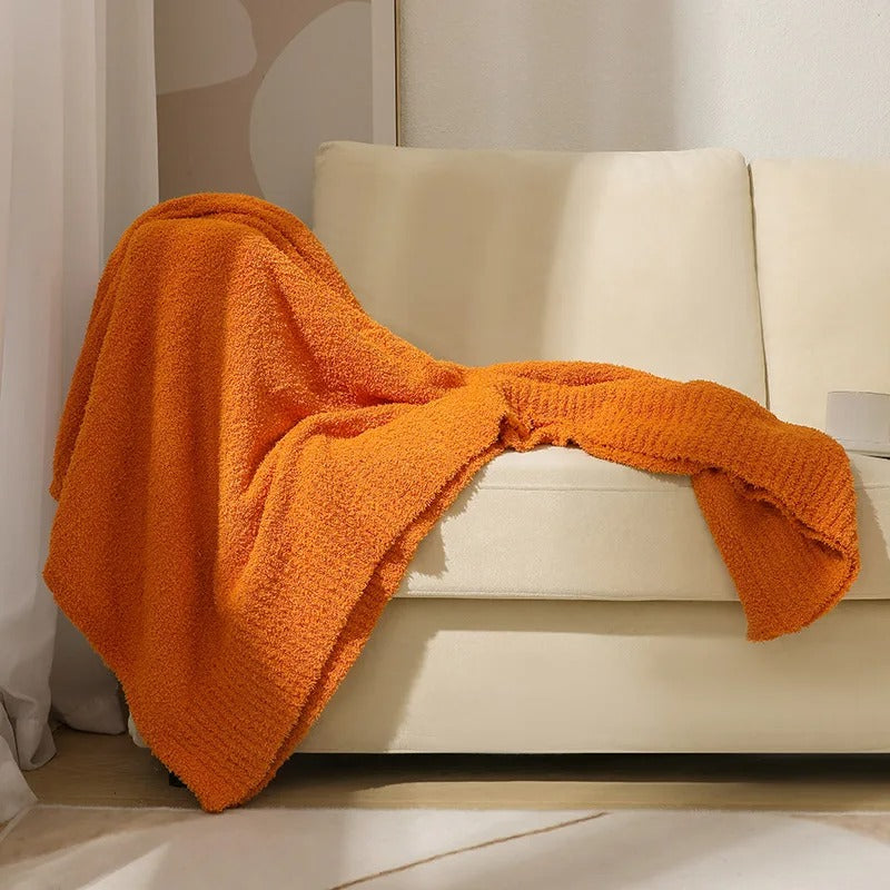 Plush Velvet Blanket for All-Season Comfort and Cozy Home Decor