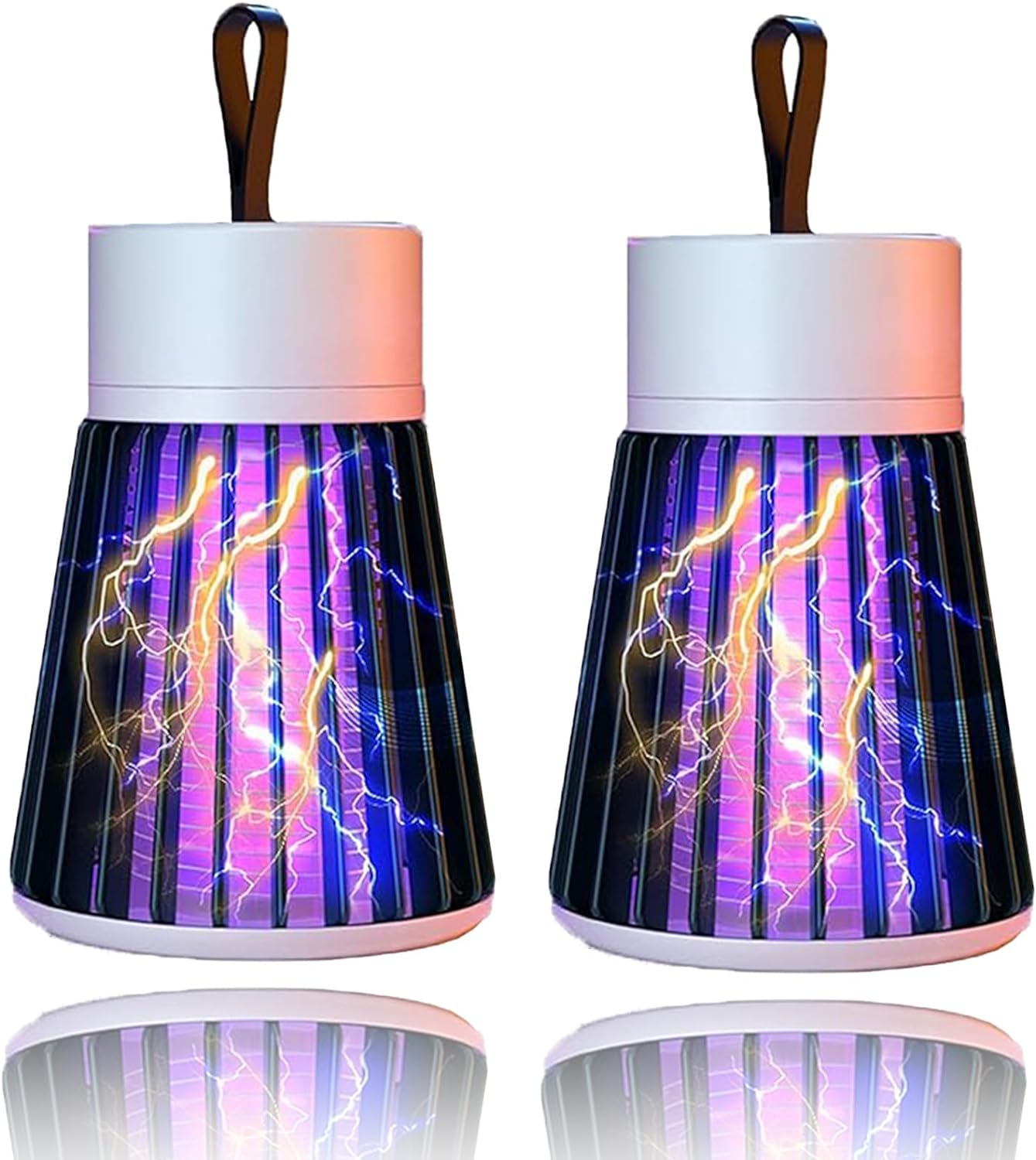 Bug Zapper Lamp – 2 Pack Mosquito Killer Light for Indoor Outdoor Use