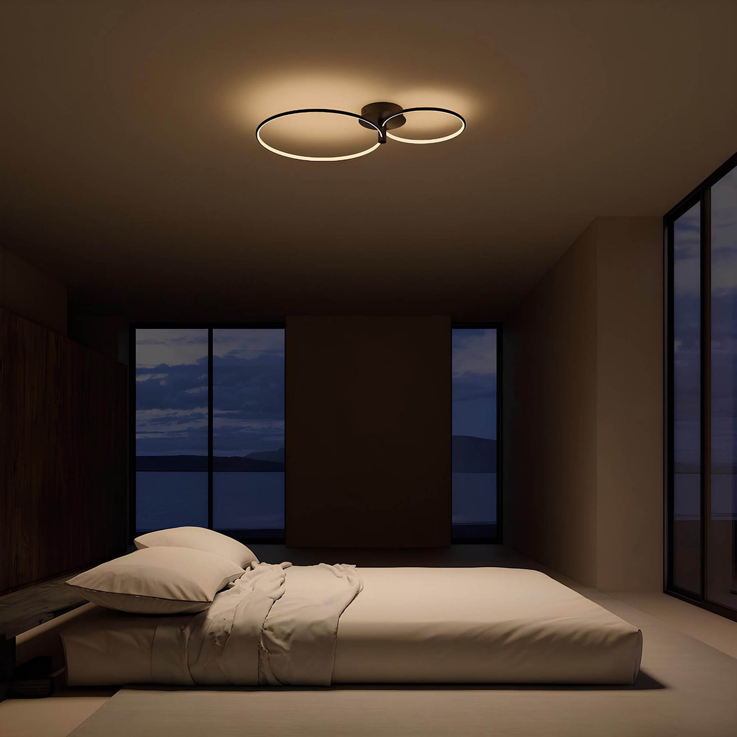 LED Ceiling Light with Dimming Function for Modern Home and Office Decor