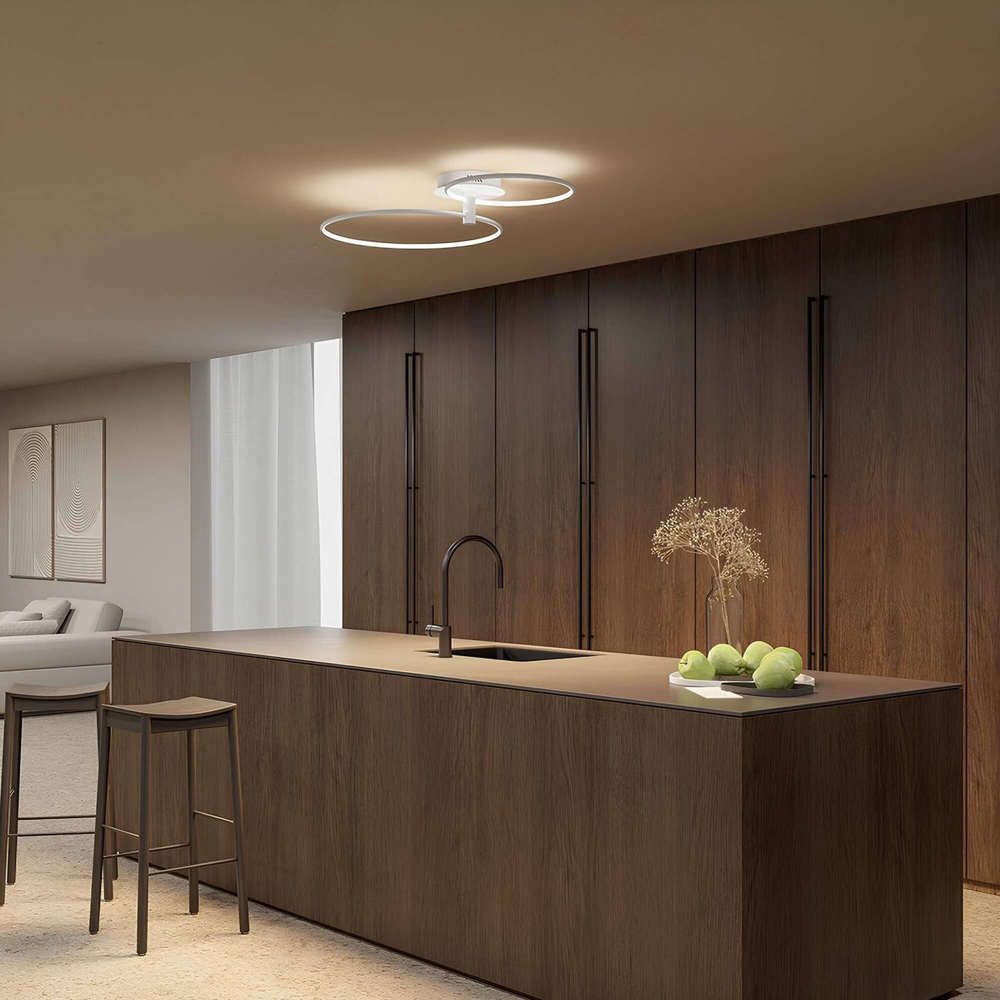 LED Ceiling Light with Dimming Function for Modern Home and Office Decor