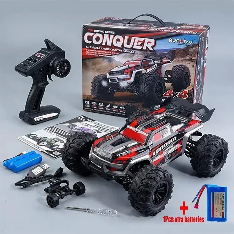 Remote Control Racing Buggy Monster Truck Dual Batteries 31 MPH
