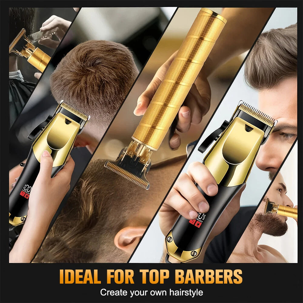 Hair Clipper Cordless Beard Trimmer – Grooming Kit for Men Haircut Essential