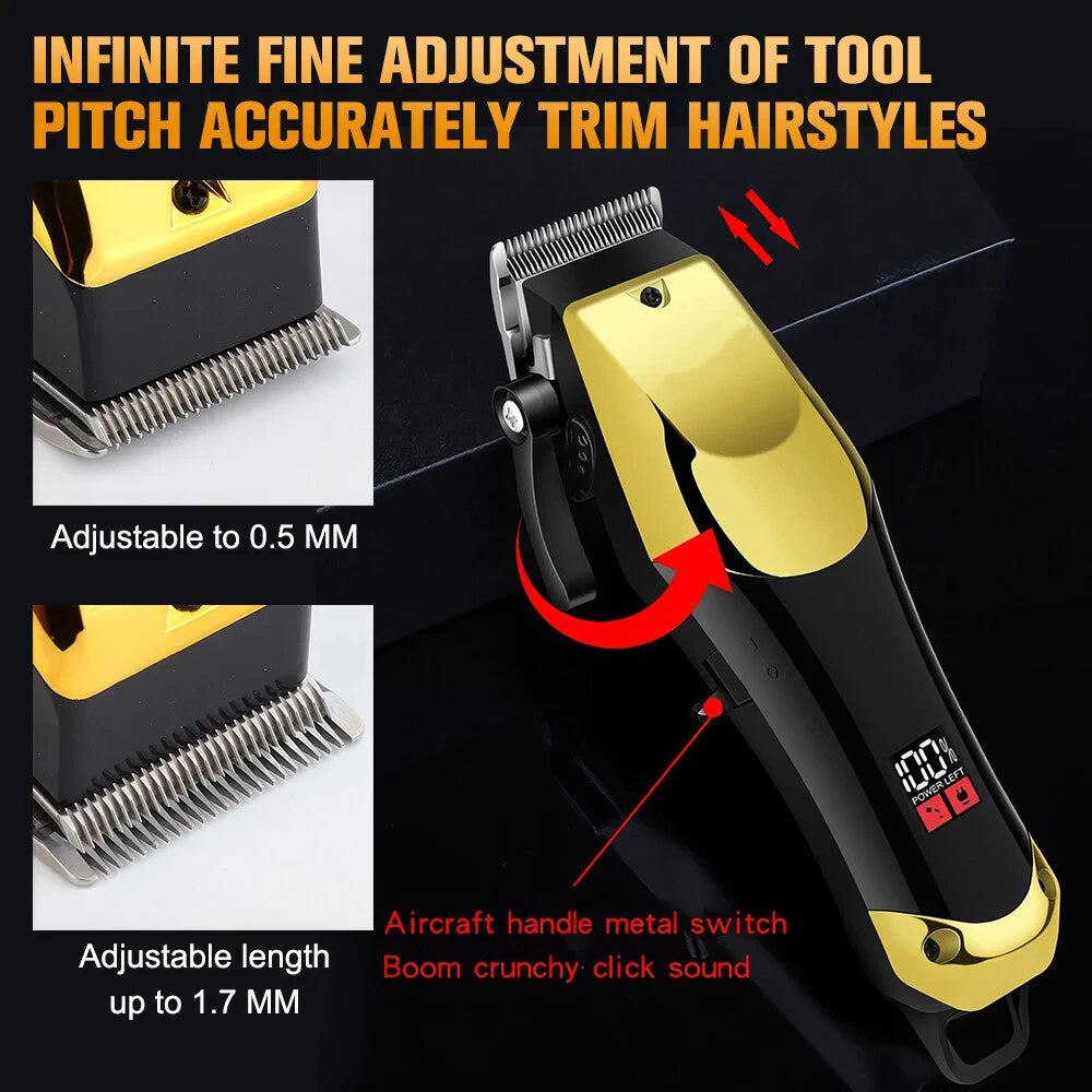 Hair Clipper Cordless Beard Trimmer – Grooming Kit for Men Haircut Essential