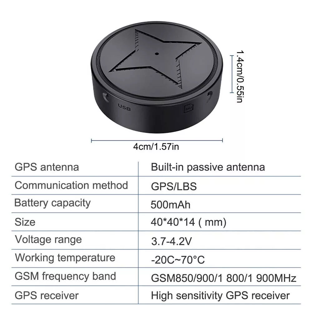 GPS Tracker Device – Magnetic Mini Tracking System for Vehicles