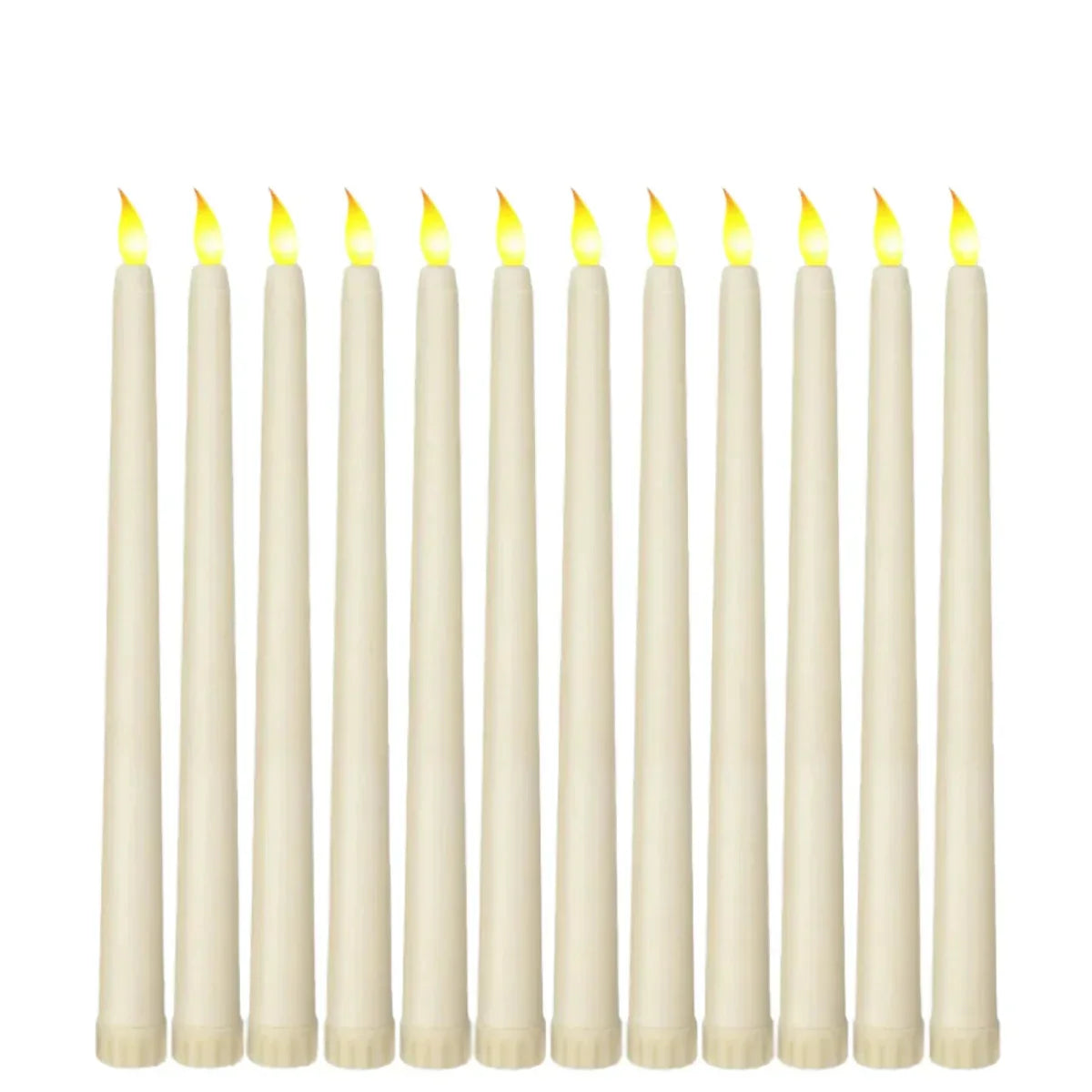 Black LED Candles for Halloween Decor and Wedding Centerpieces