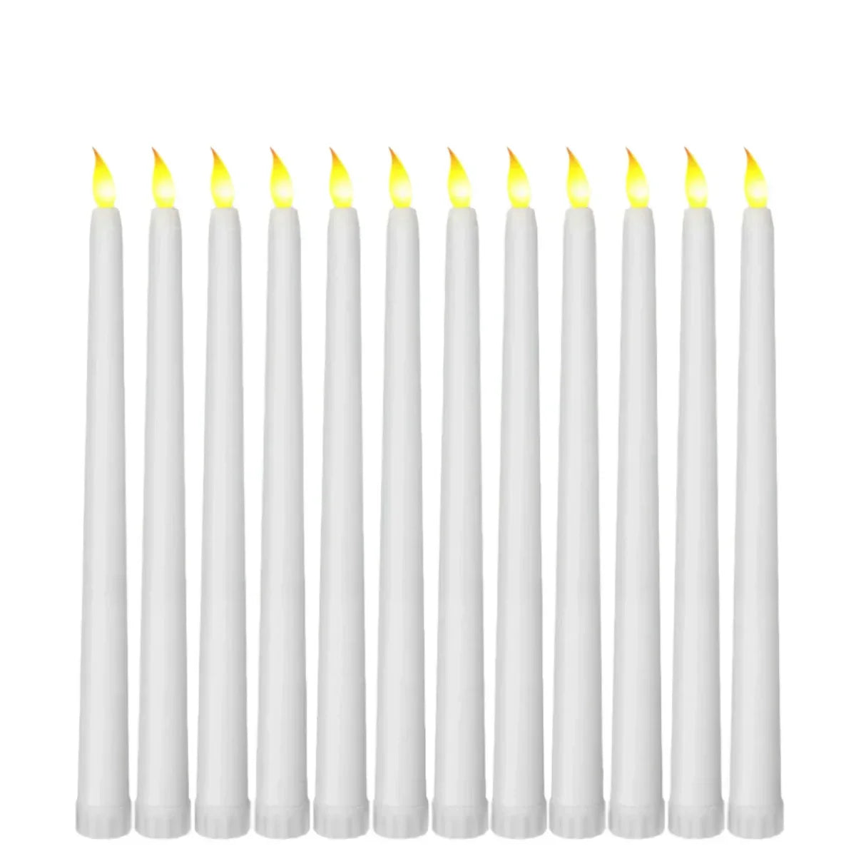 Black LED Candles for Halloween Decor and Wedding Centerpieces