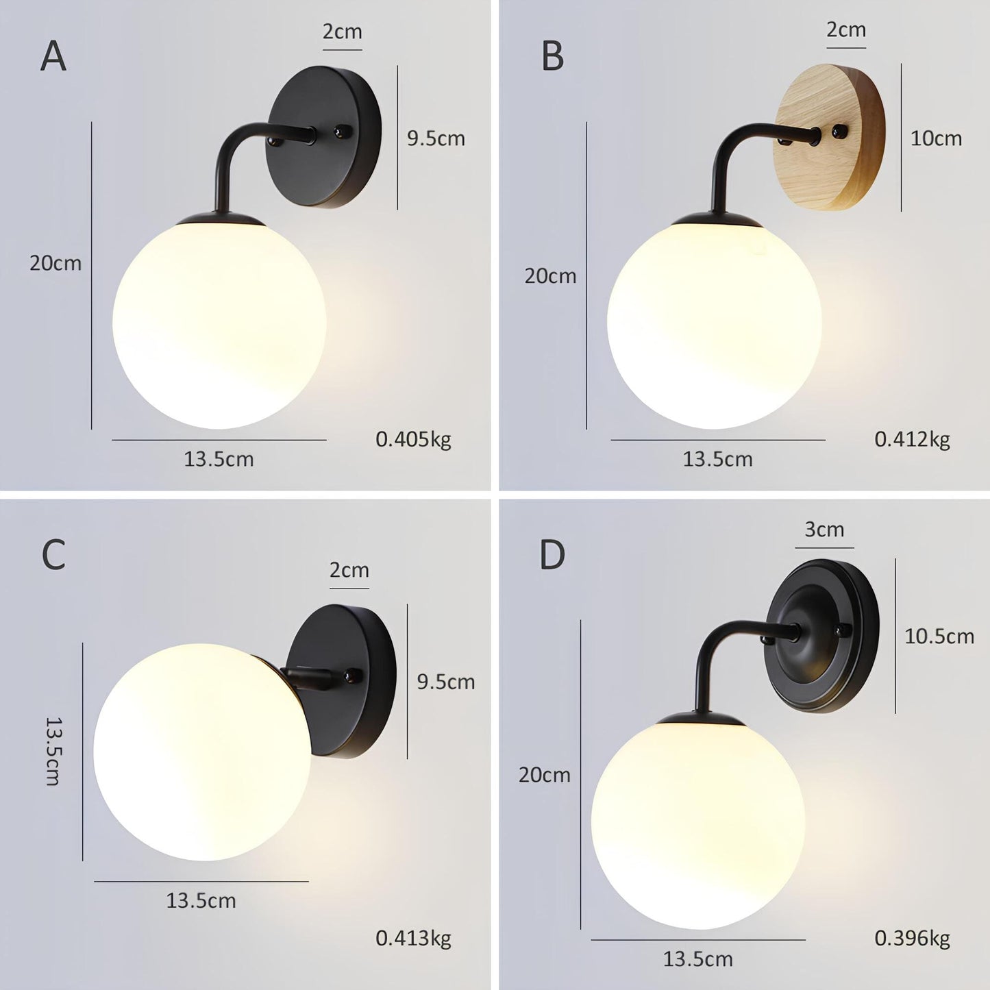 LED Wall Light for Minimalist Home Decor and Stylish Ambience