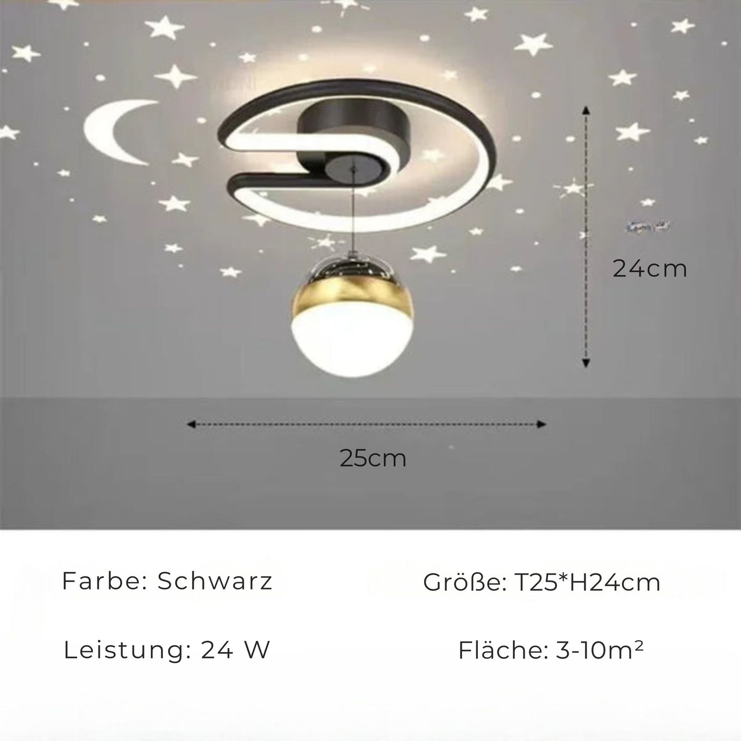Dimmable LED Ceiling Light for Home and Office - Elegant Design, Energy Efficient