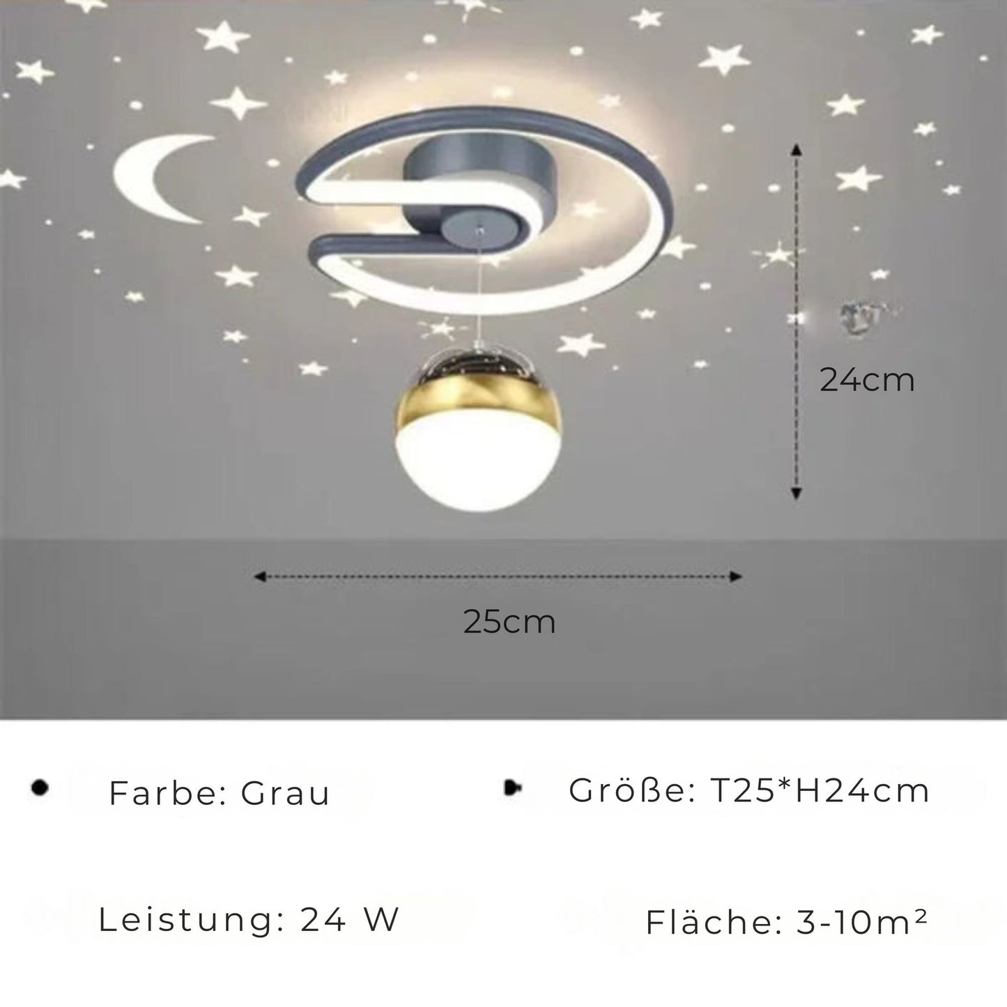 Dimmable LED Ceiling Light for Home and Office - Elegant Design, Energy Efficient