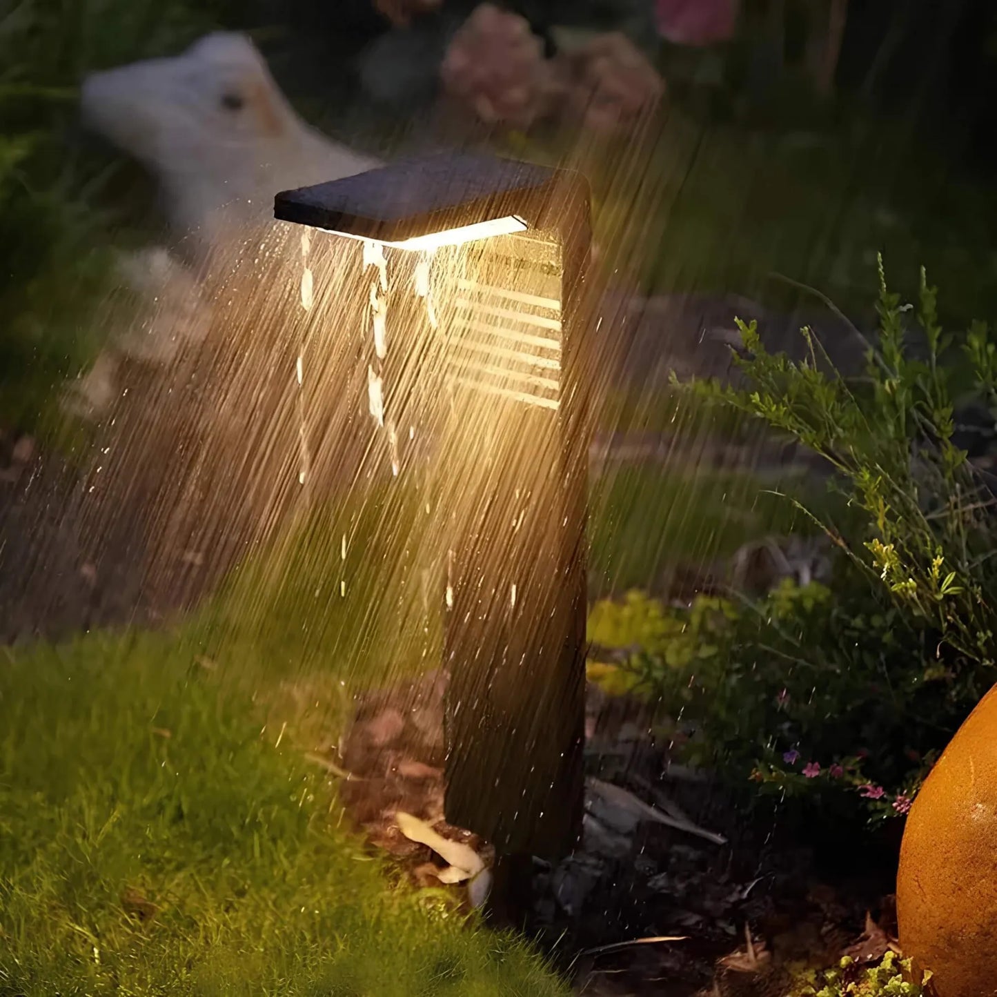 Solar Path Lights for Outdoor Atmosphere, Waterproof LED Garden Lighting