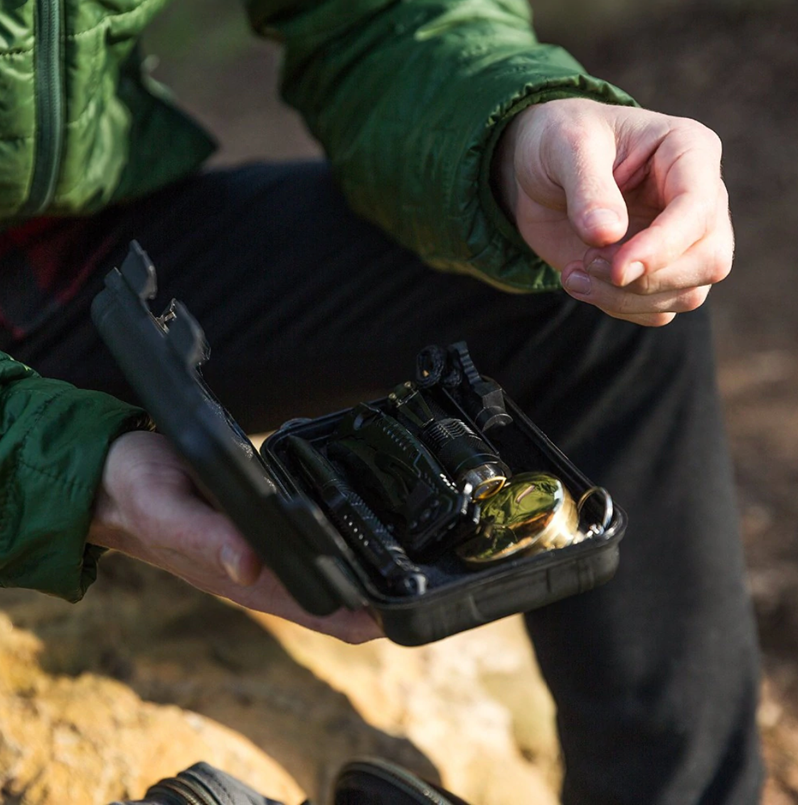 Survival Kit Emergency Bushcraft Gear Essentials