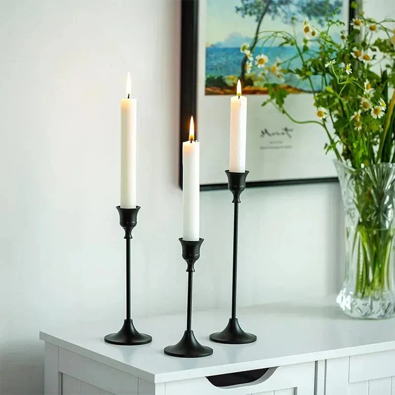 Golden Candle Holders for Romantic Home Decor and Elegant Events