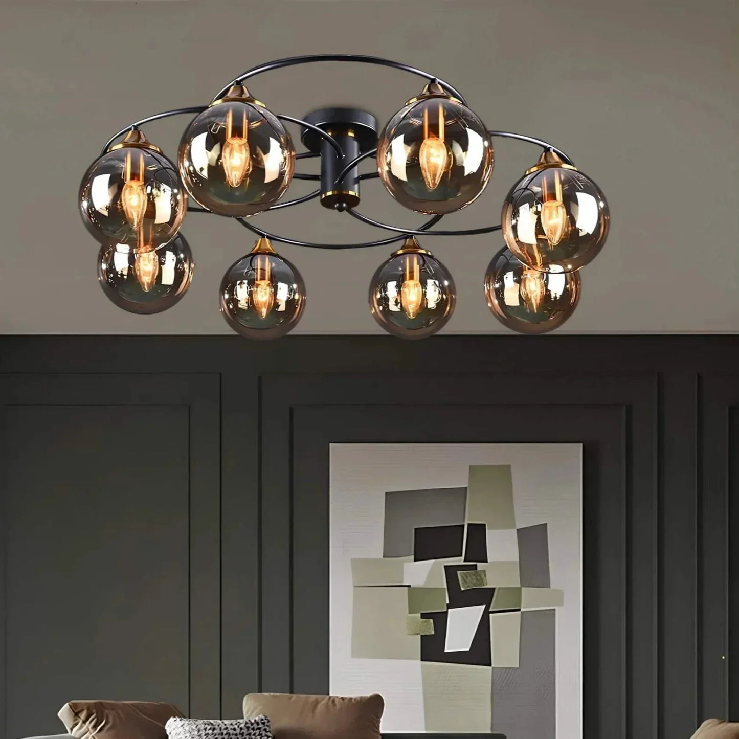 Round LED Ceiling Light for Modern Home and Office - Stylish & Energy-Efficient
