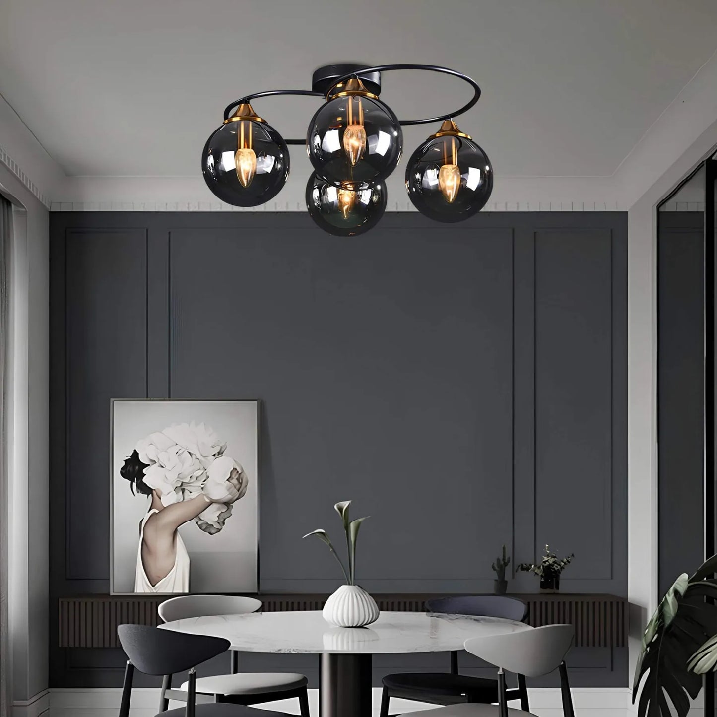 Round LED Ceiling Light for Modern Home and Office - Stylish & Energy-Efficient