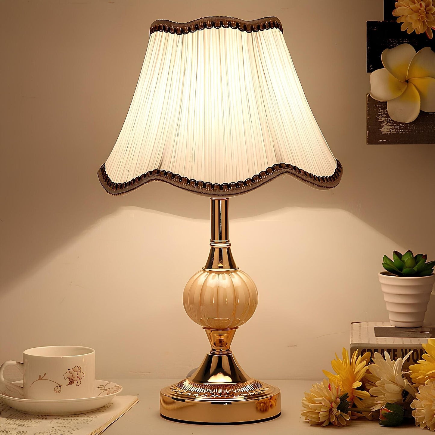 Scandinavian Retro Table Lamp for Home and Office Decor
