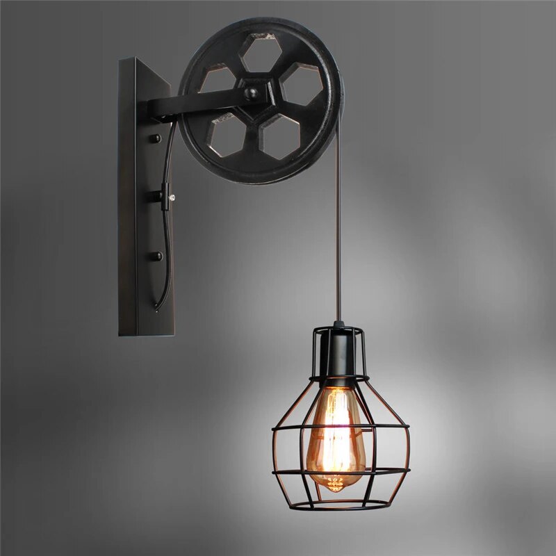 Mid-Century Wall Light Fixture for Home with Warm Ambient Glow