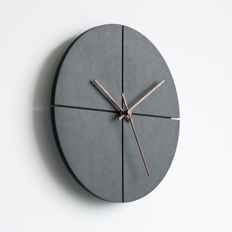 Concrete Wall Clock for Modern Home Decor and Office Style