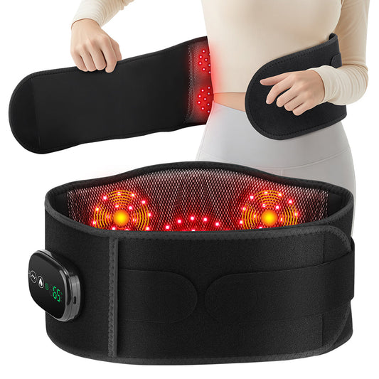 Elastic Waist Support Belt LED Massage