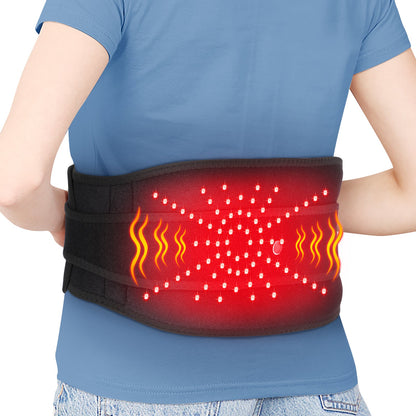 LED Back Massager with Red Light Therapy and Heat