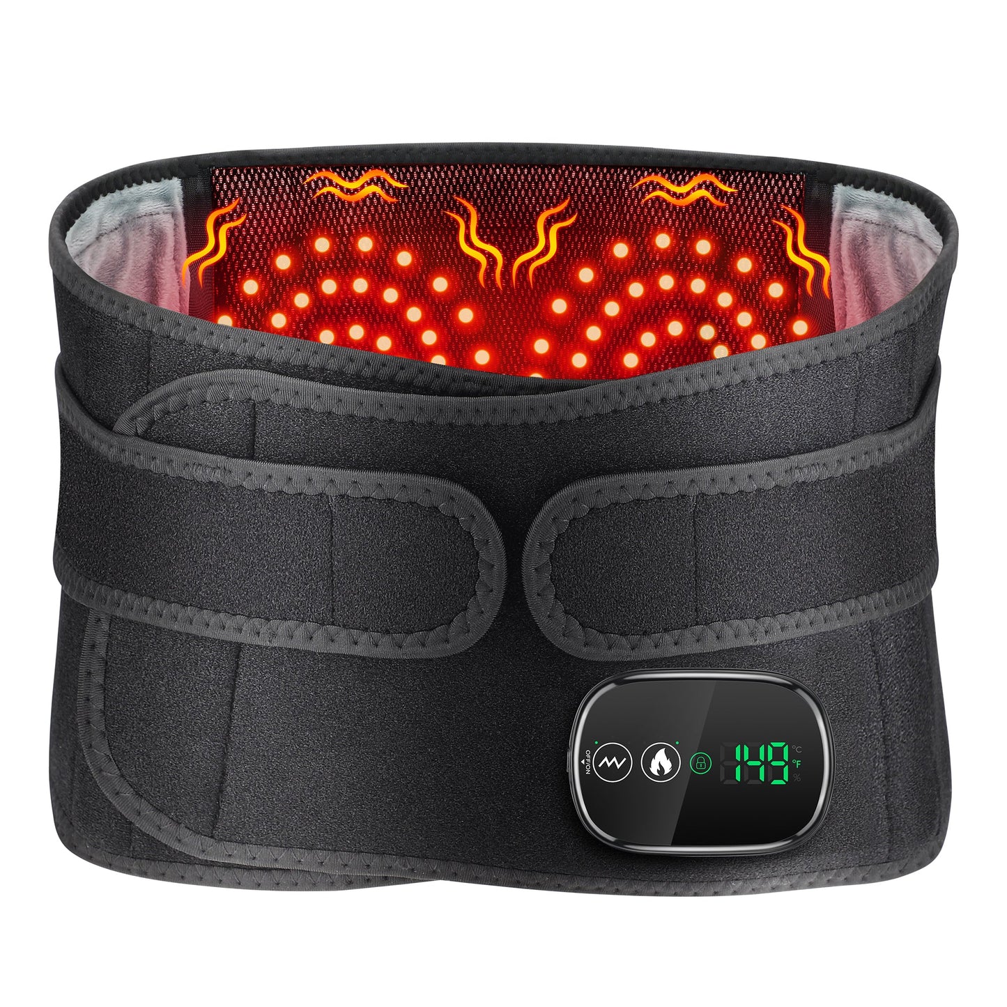 LED Heated Massager Belt