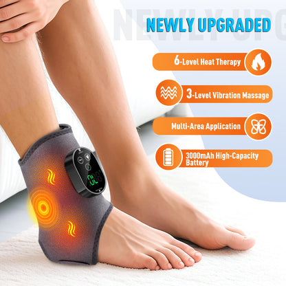4 in 1 Cordless Massage Pad for Elbow Knee Foot Ankle