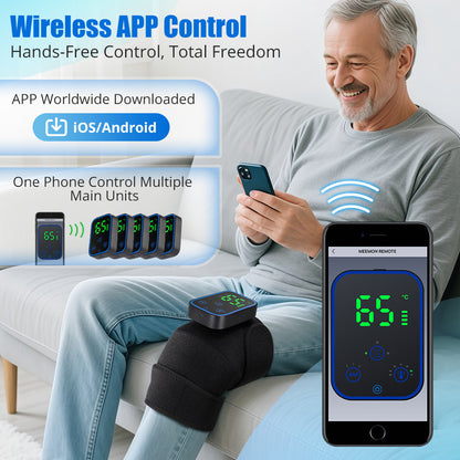 Knee Massager with Heating and App Control