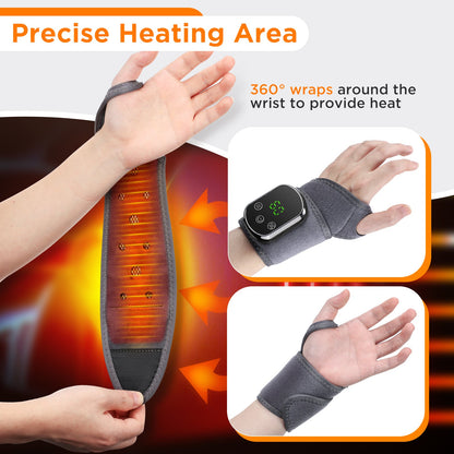 Wrist Massage Brace with Hot Compress Function