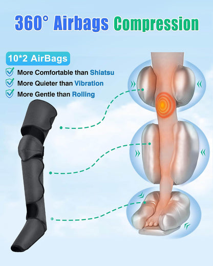 Air Compression Dual Leg Massager System
