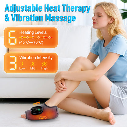 4 in 1 Cordless Massage Pad for Elbow Knee Foot Ankle
