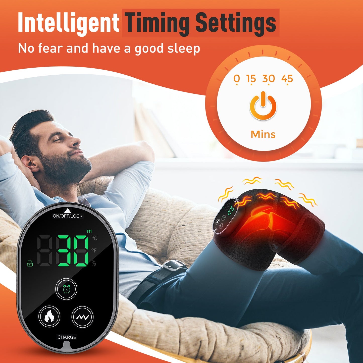 Knee Heating Pad for Pain Relief