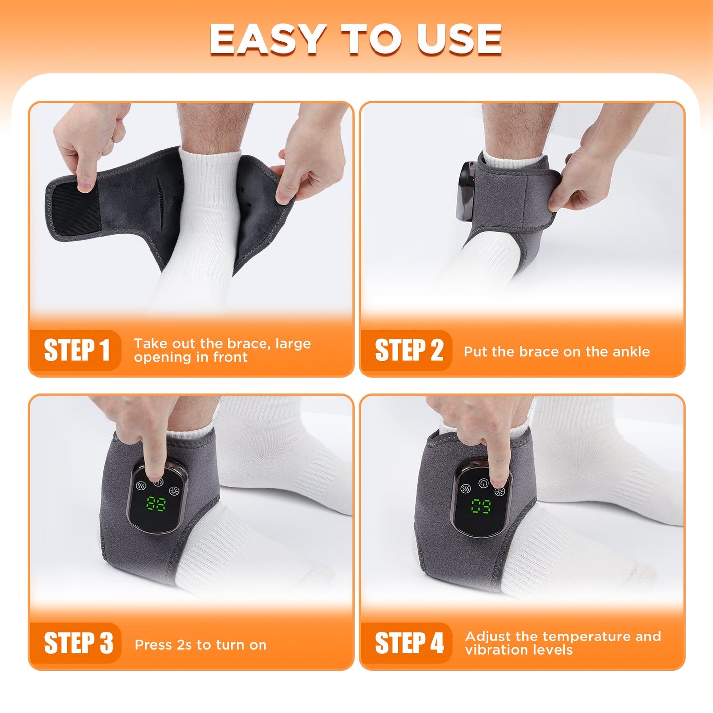 Ankle Massager Hot Compress
