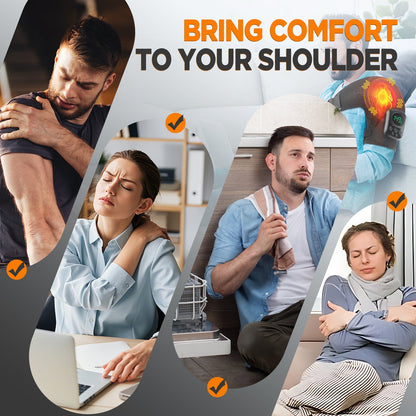 Wireless Shoulder Massage Device with Detachable Control
