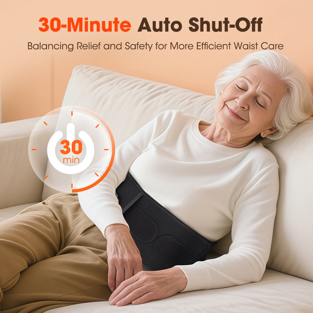 Elastic Waist Support Belt LED Massage