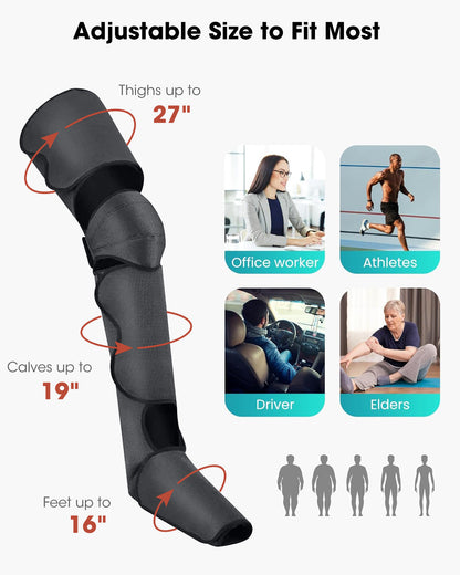 Air Compression Dual Leg Massager System