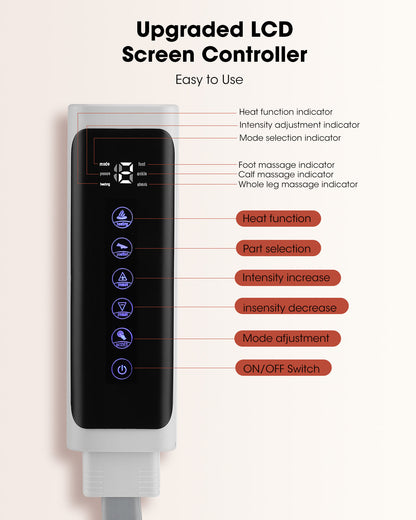Air Compression Dual Leg Massager System