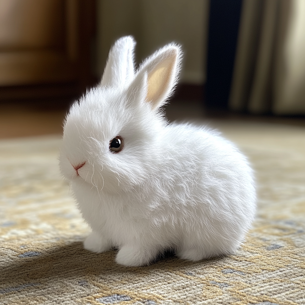 Realistic Bunny Toy