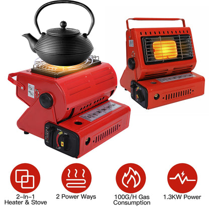 Butane Burner Heater Portable Outdoor Cooking Stove for Camping Fishing