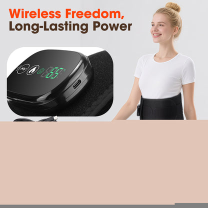 Elastic Waist Support Belt LED Massage