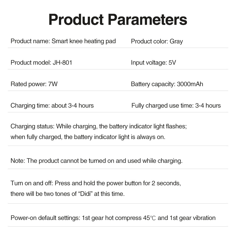 Cordless Electric Knee Massager